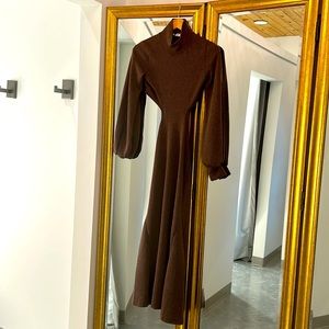 WeWoreWhat Brown Maxi Dress